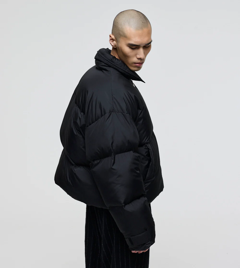 Armor Puffer Jacket Black - Image 2