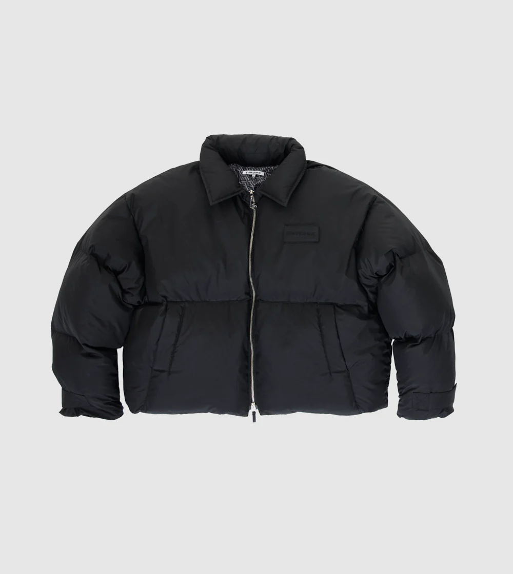 Armor Puffer Jacket Black - Image 3