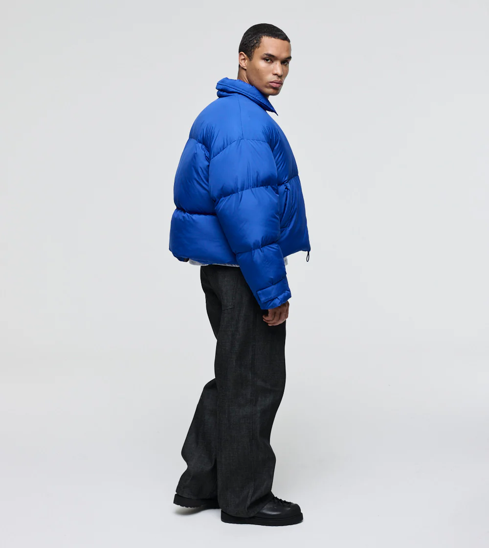 Armor Puffer Jacket Blue - Image 3