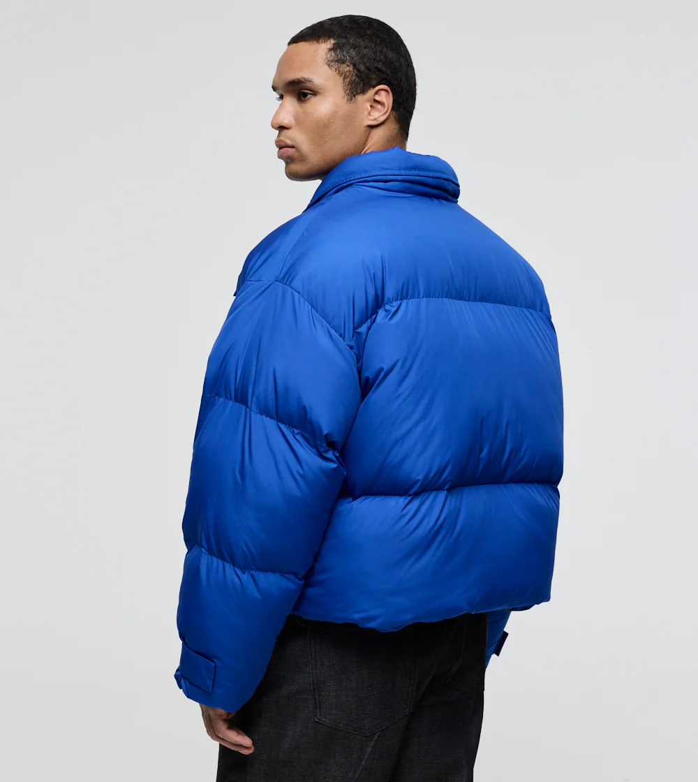 Armor Puffer Jacket Blue - Image 4