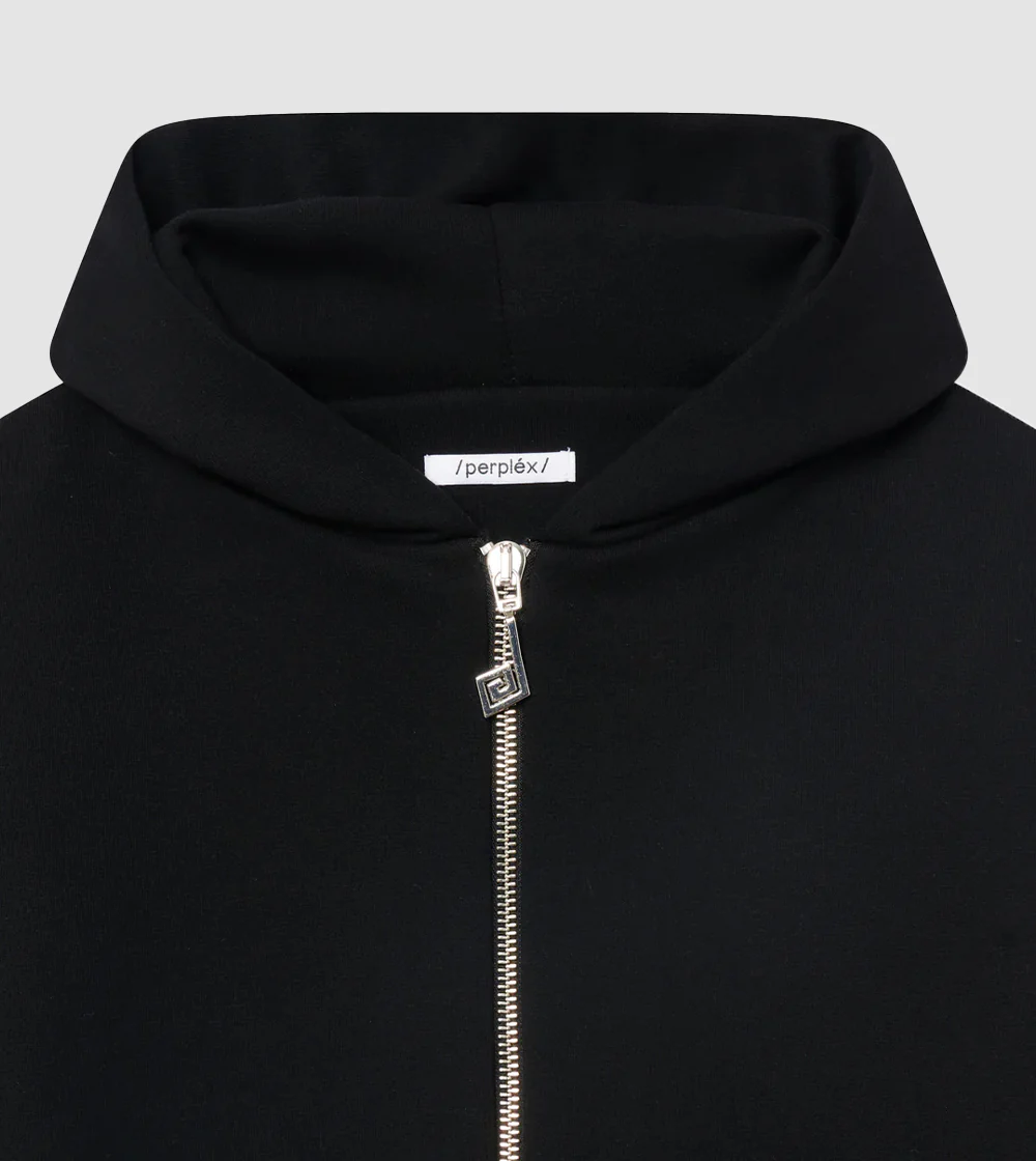 Black Zip Hoodie - Image 8