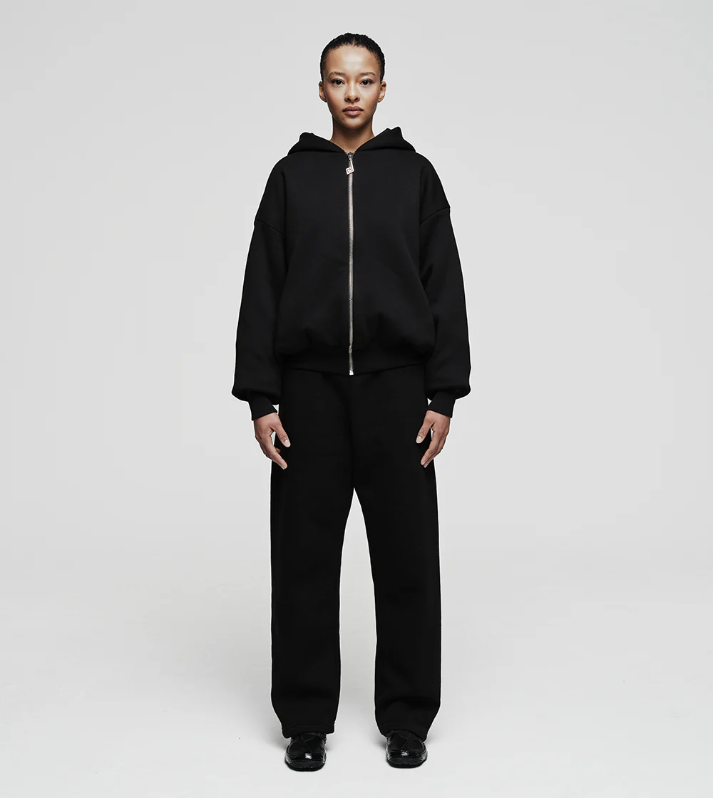 Black Zip Hoodie - Image 9