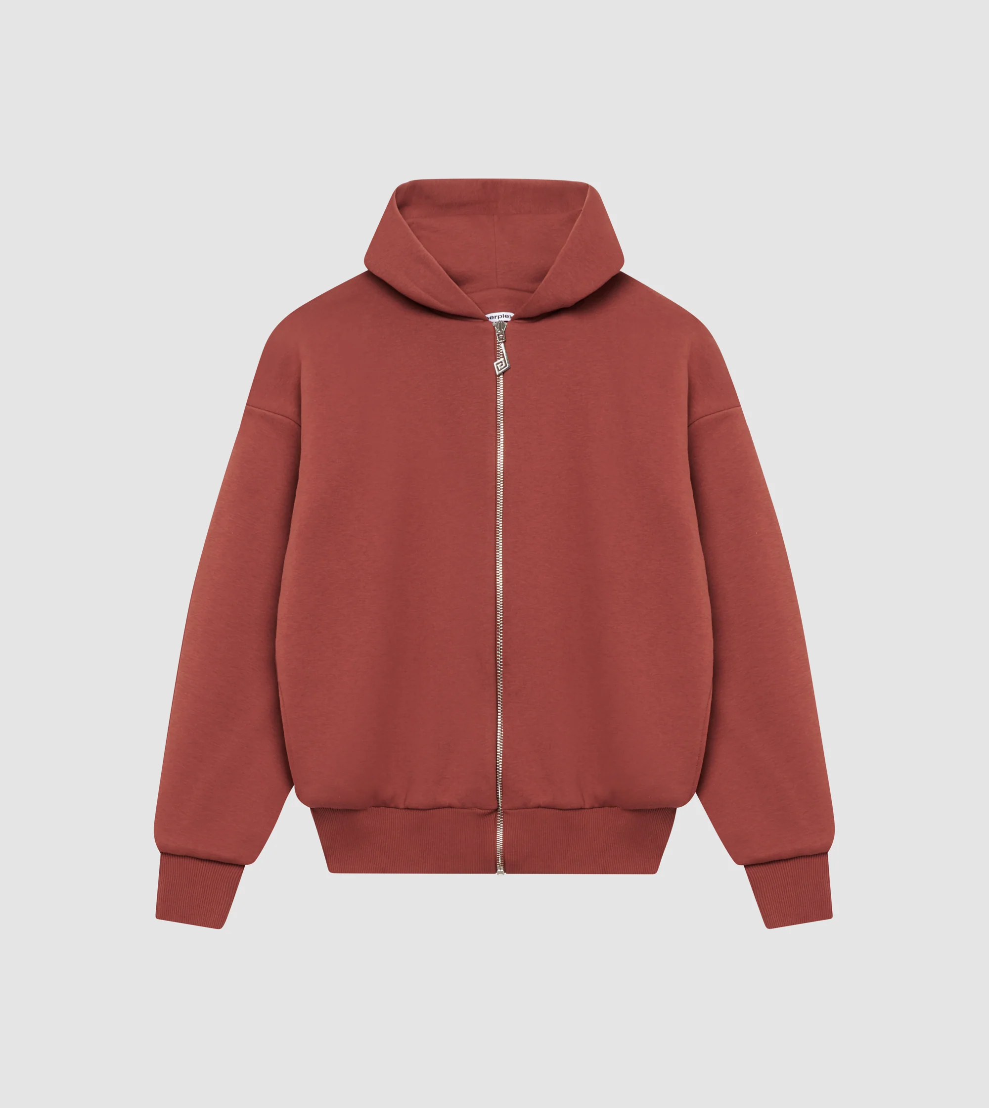 Burgundy Zip Hoodie