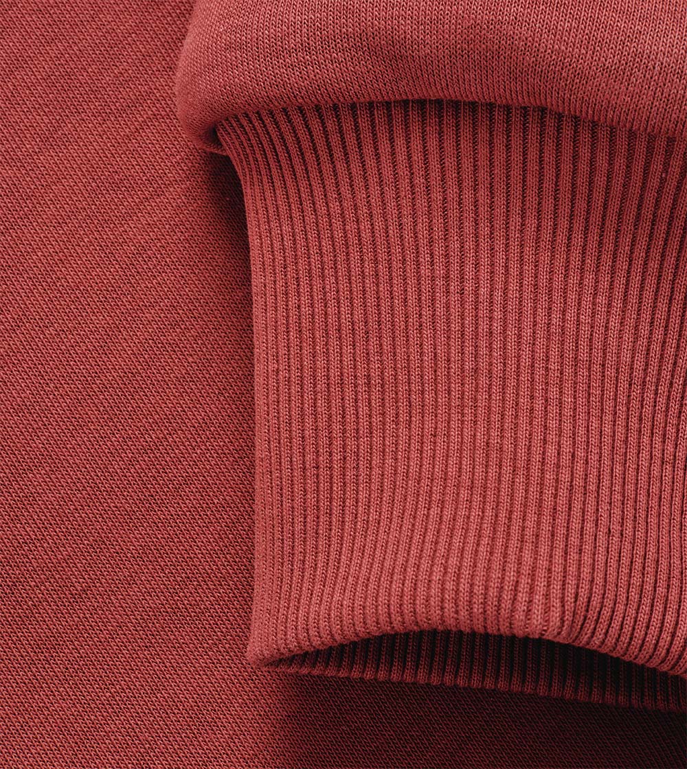 Burgundy Zip Hoodie - Image 6