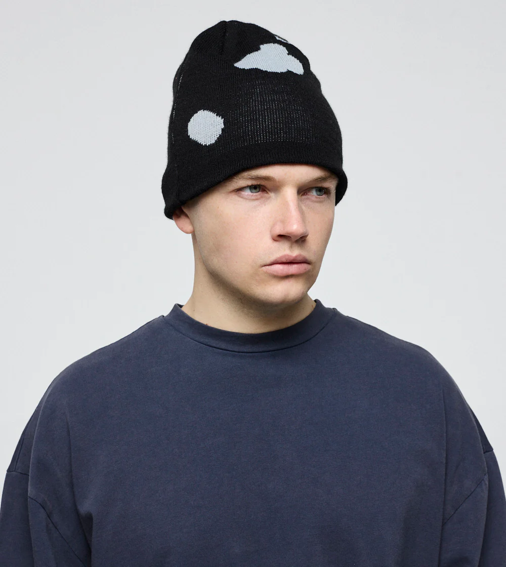 Graphic Beanie Black - Image 3