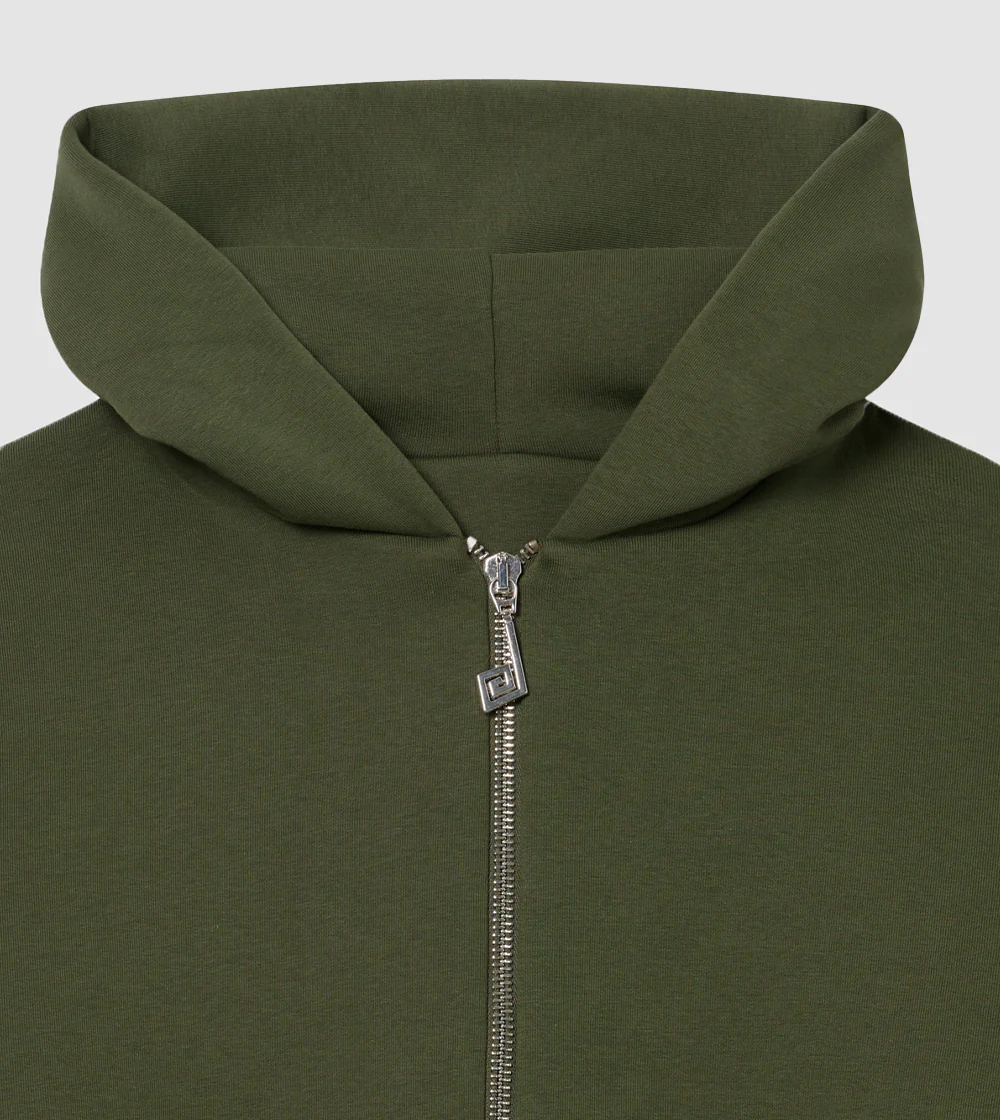Olive Zip Hoodie - Image 5
