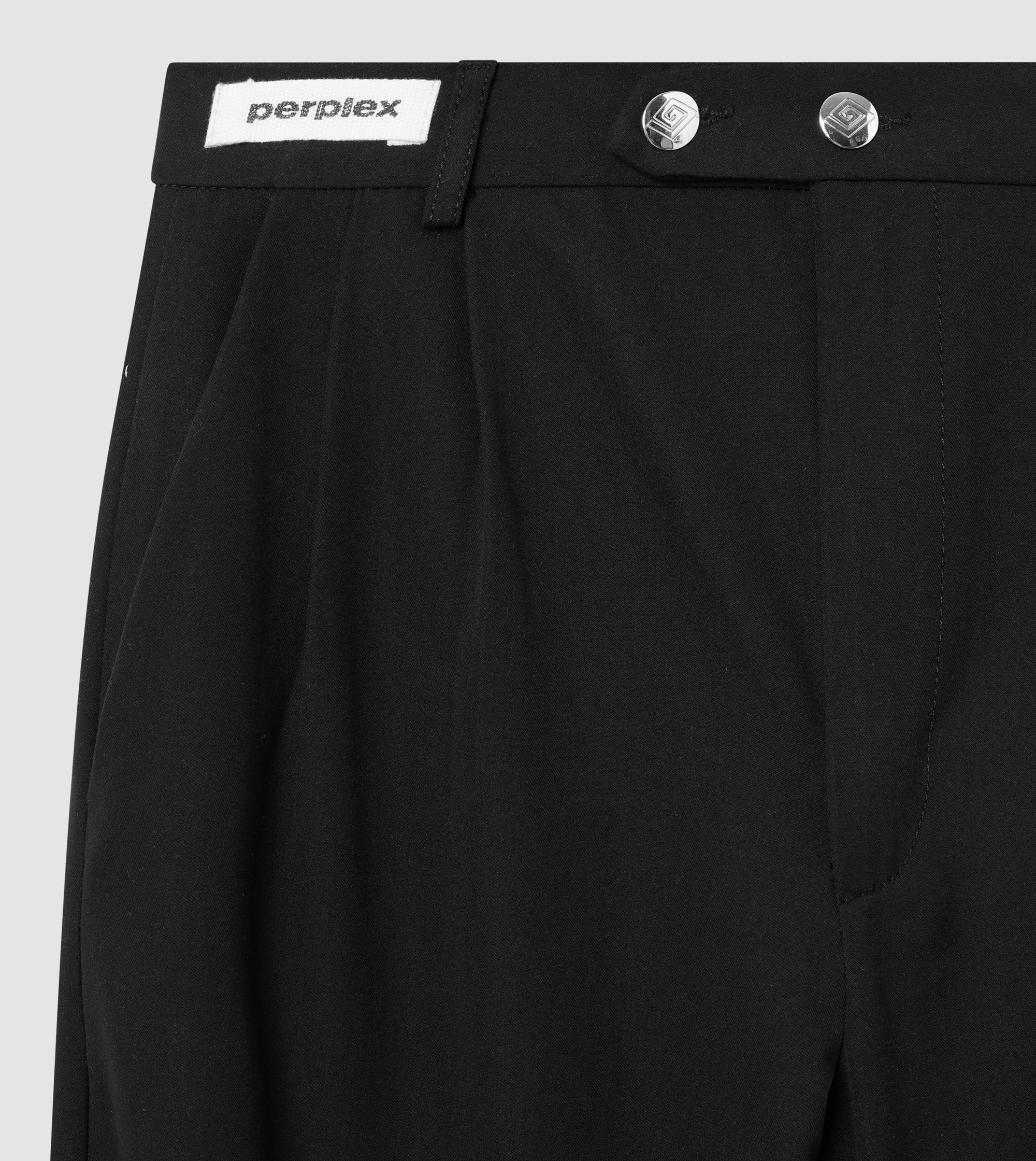 Pleated Pants Black - Image 3