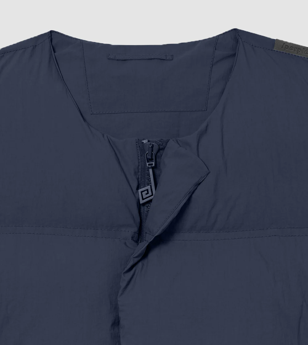 Puffer Vest Navy - Image 5
