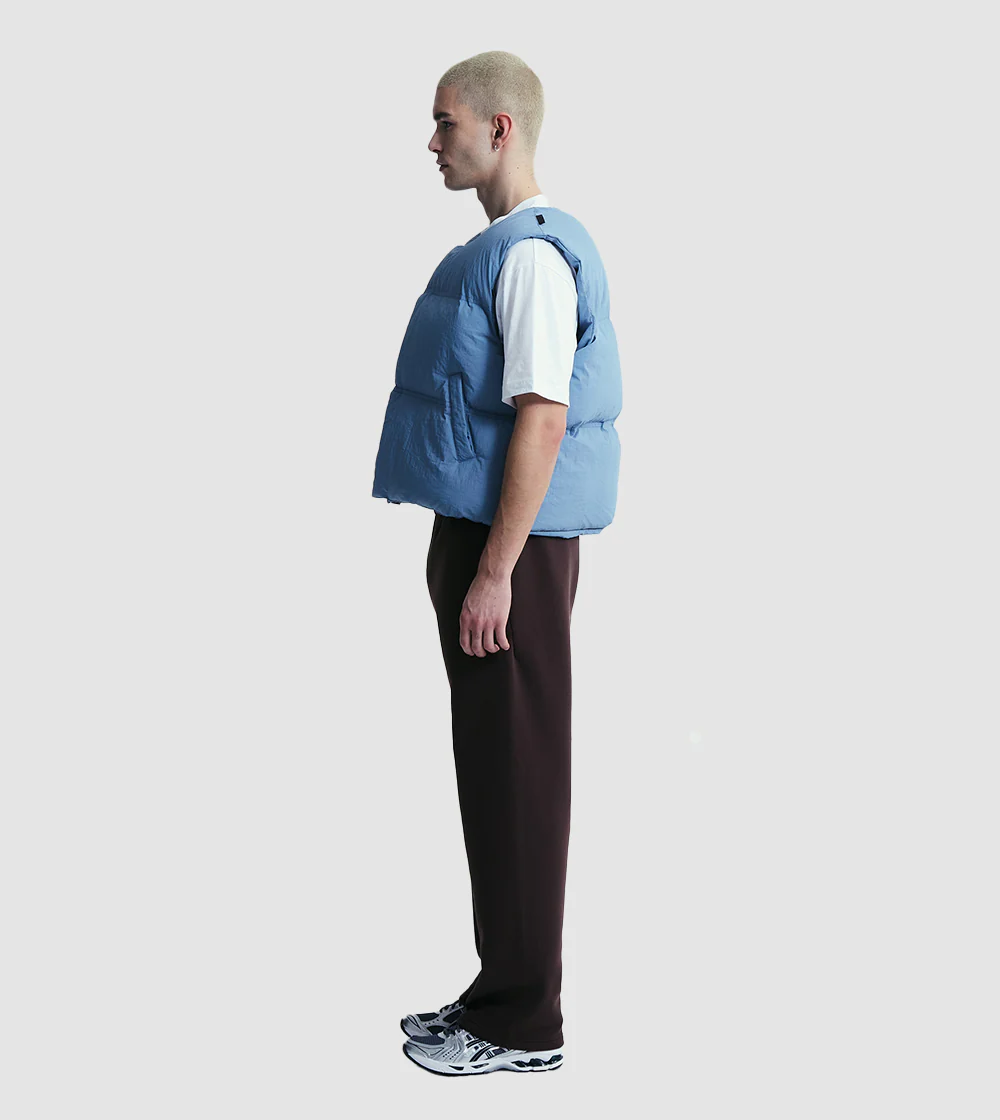 Puffer Vest Off Blue - Image 3