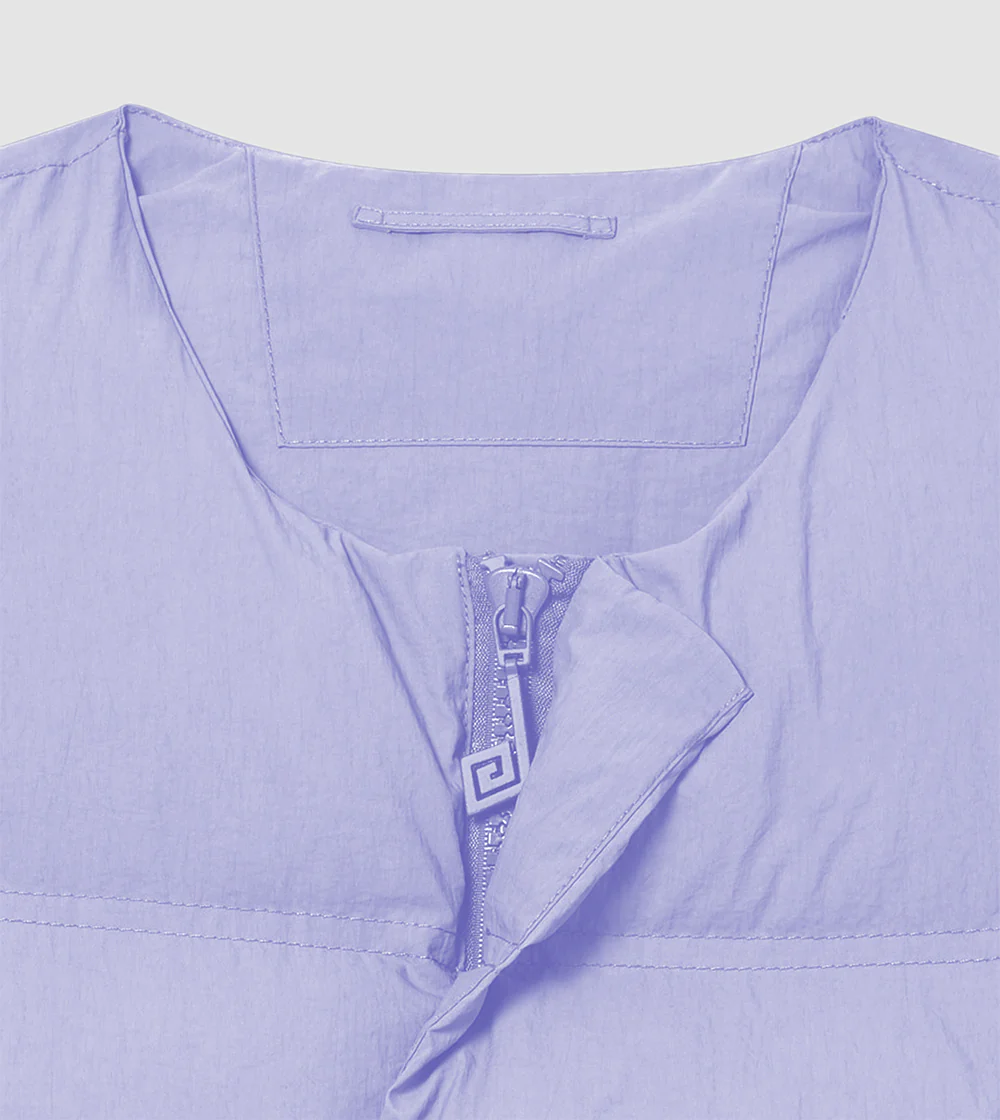 Puffer Vest Purple - Image 3