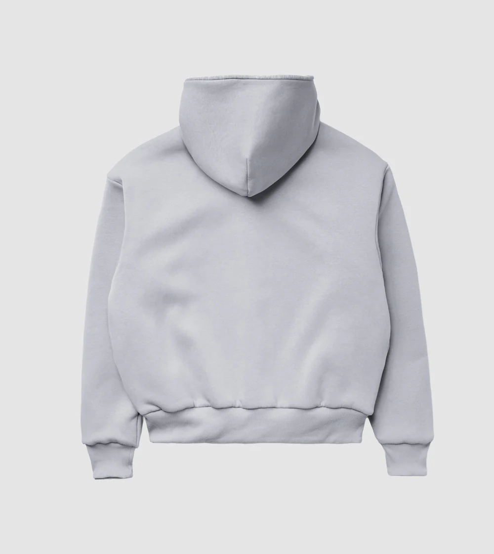 Reversible Zip Hoodie Tracksuit Smoke/Black - Image 6