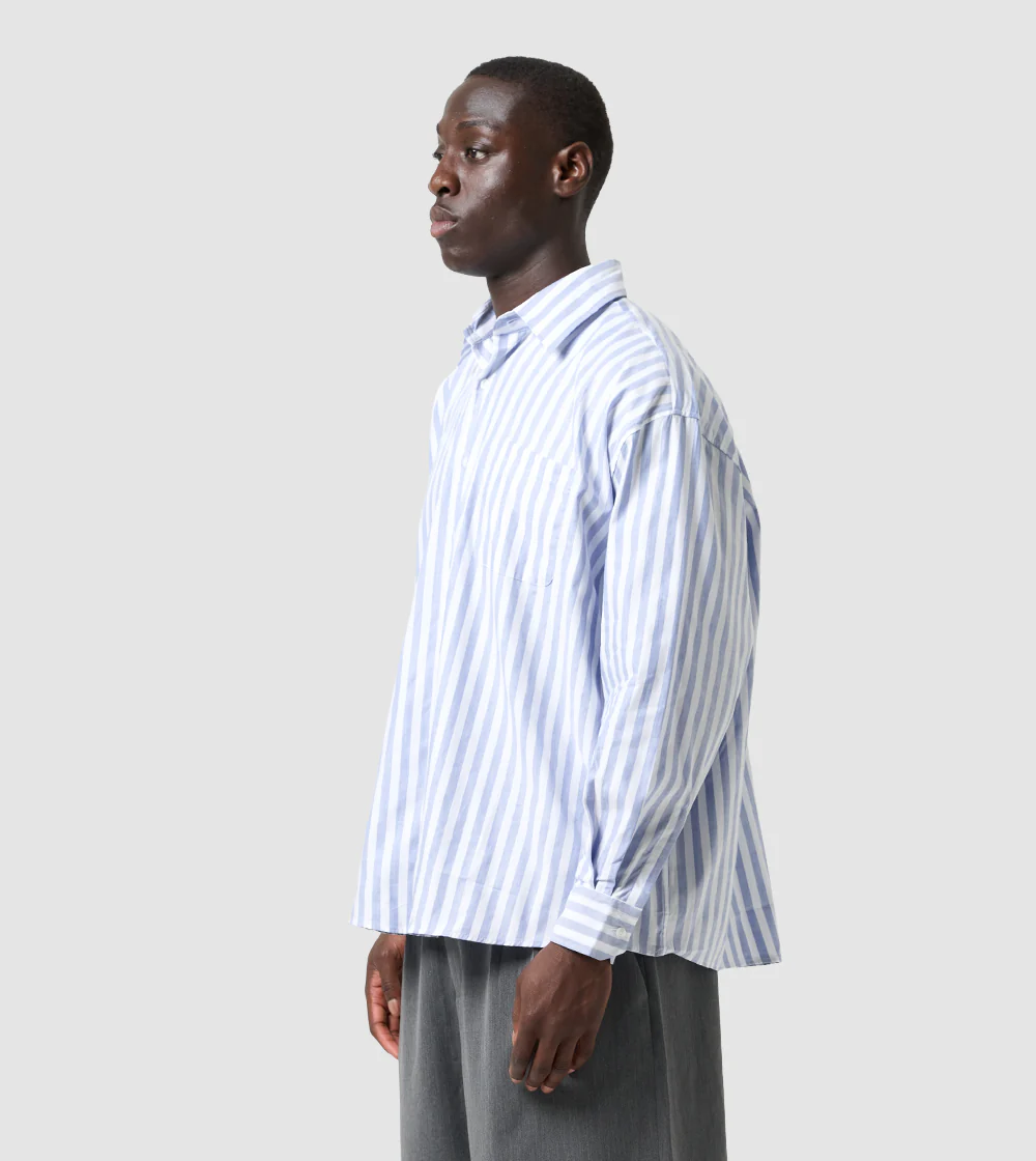 Striped Shirt Blue - Image 4