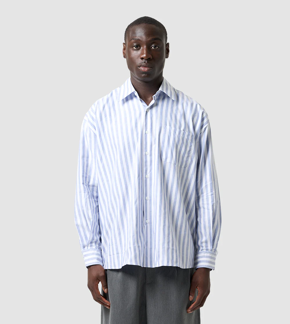 Striped Shirt Blue - Image 6