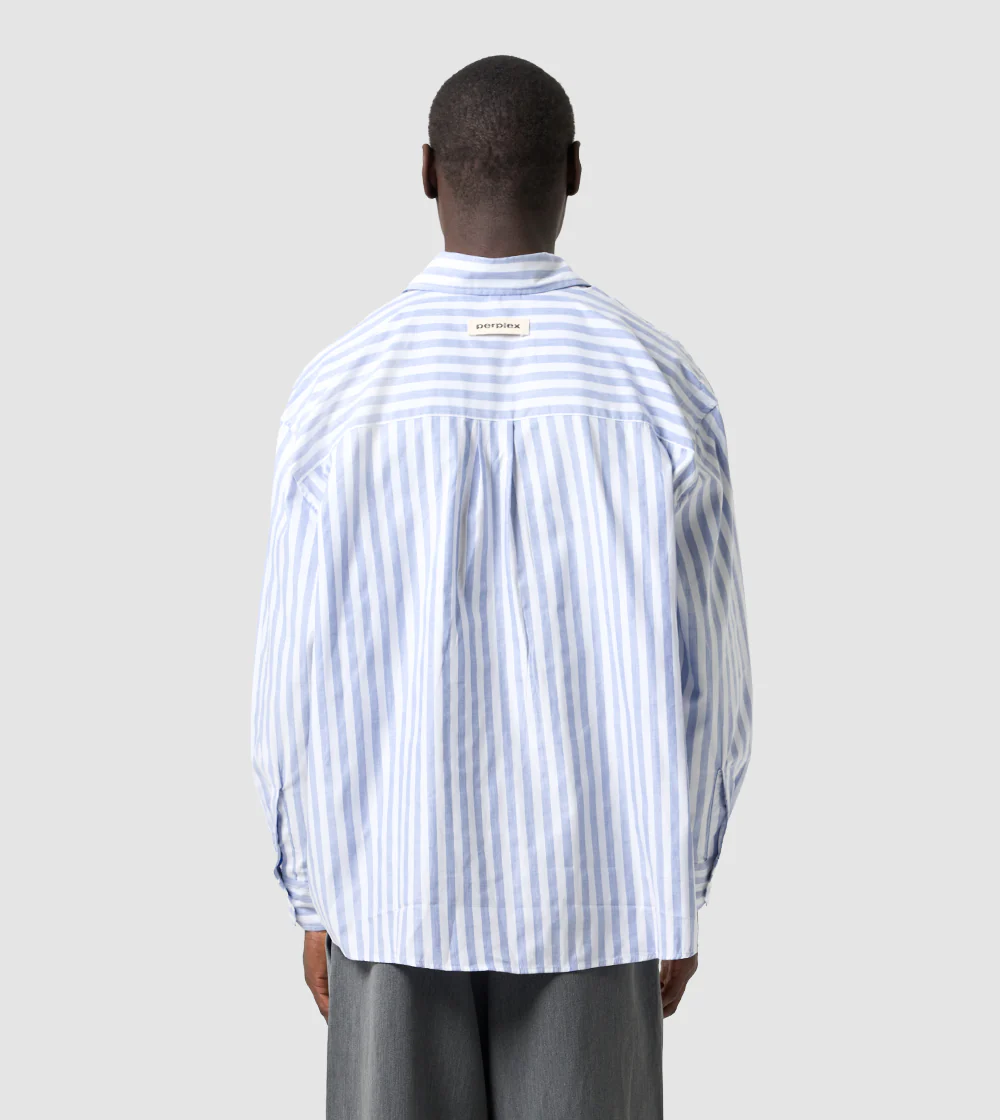 Striped Shirt Blue - Image 7