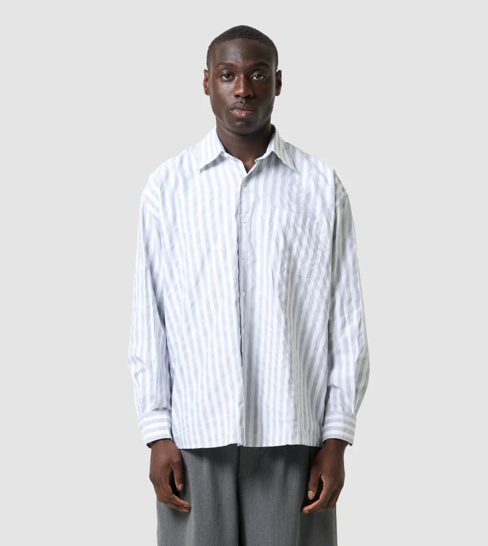 Striped Shirt Grey - Image 4