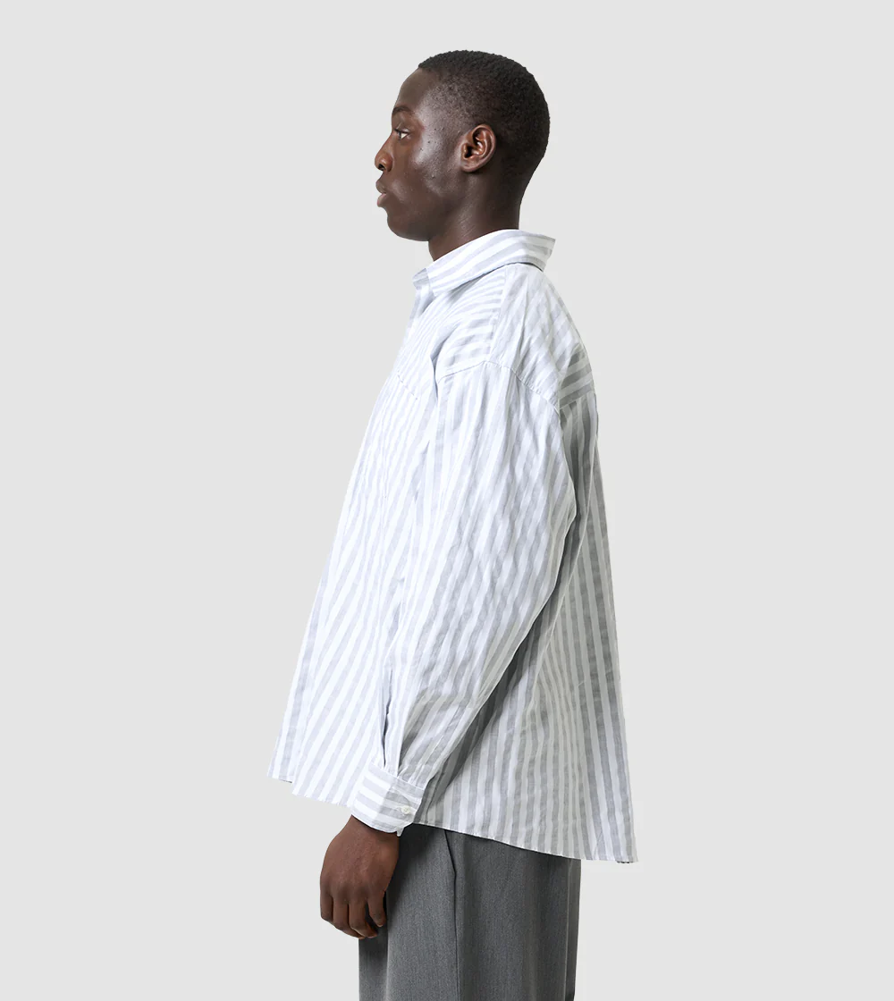 Striped Shirt Grey - Image 5