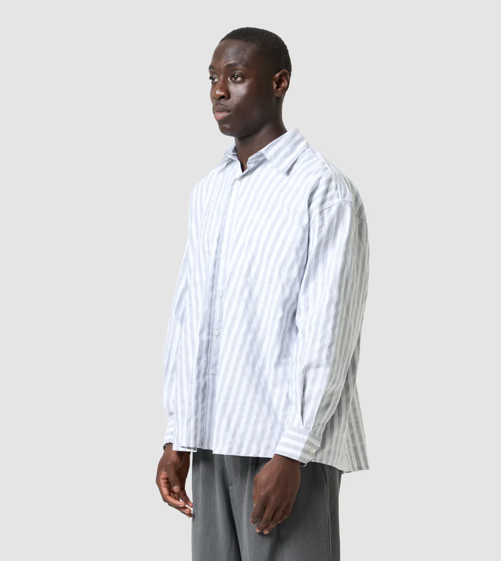 Striped Shirt Grey - Image 7