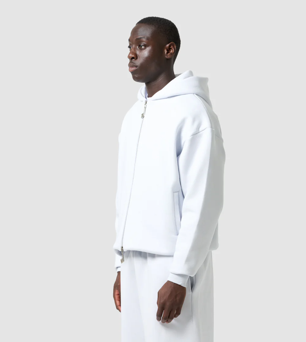 Two-Way Zip Hoodie Ice - Image 7