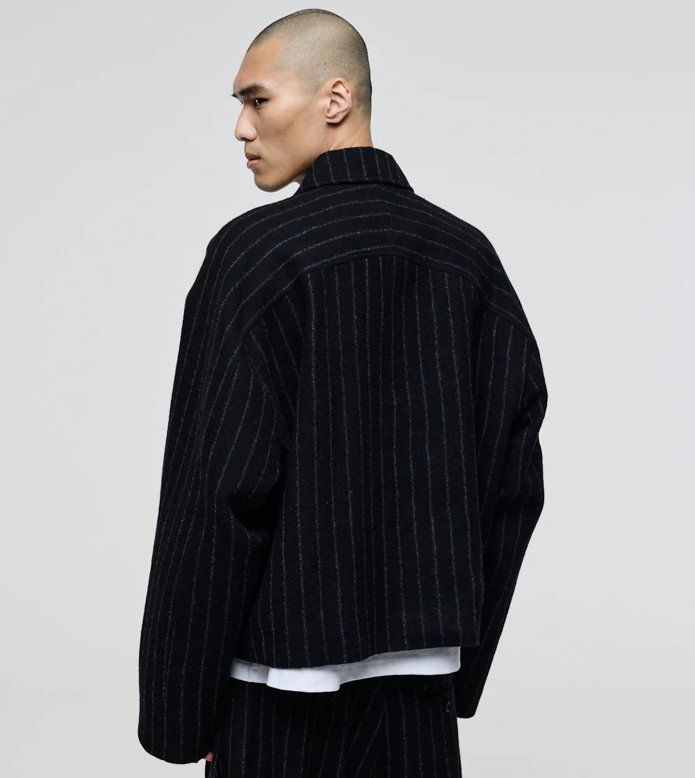 Striped Wool Jacket - Image 3