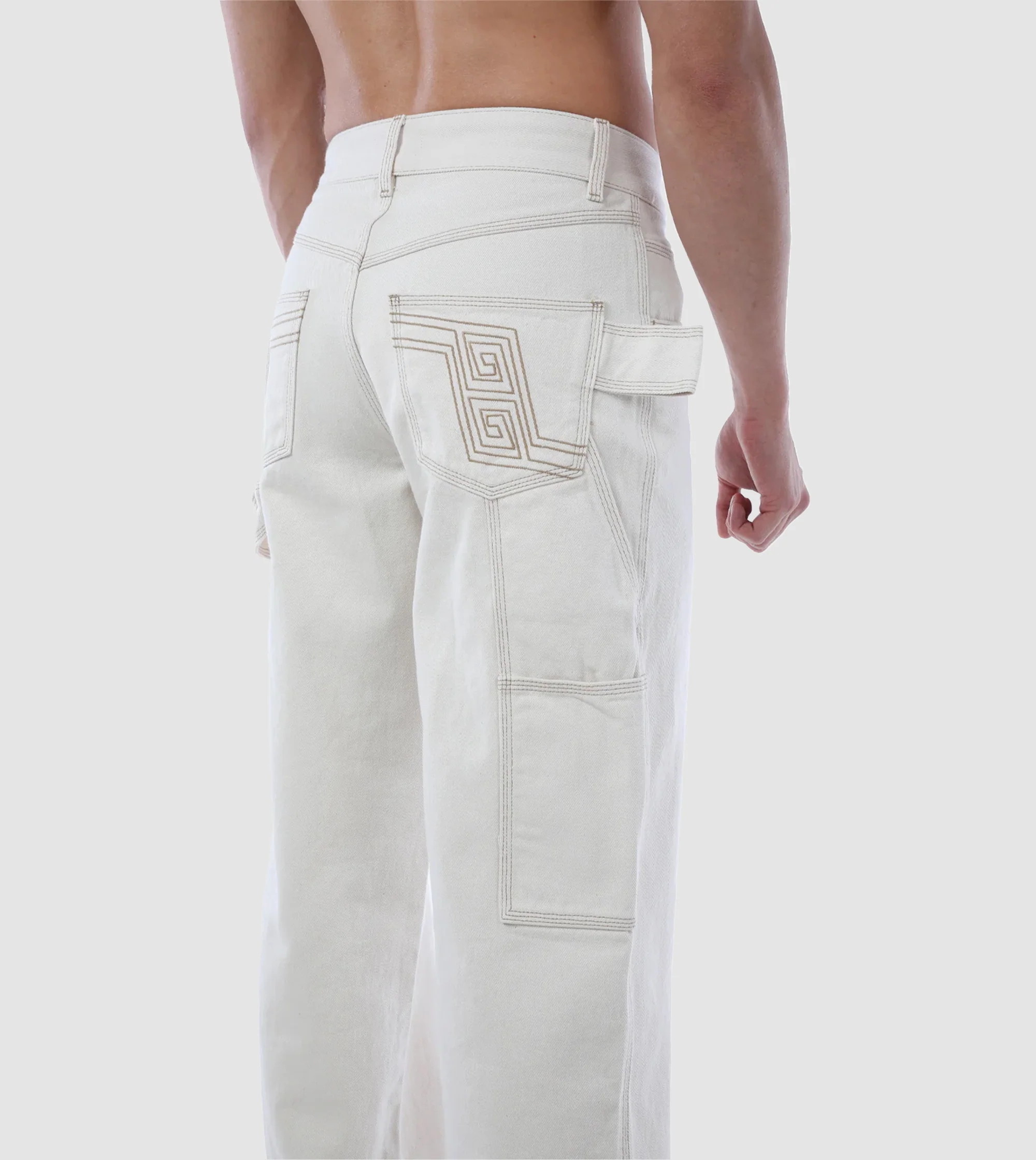 Workwear Jeans Cream - Image 4