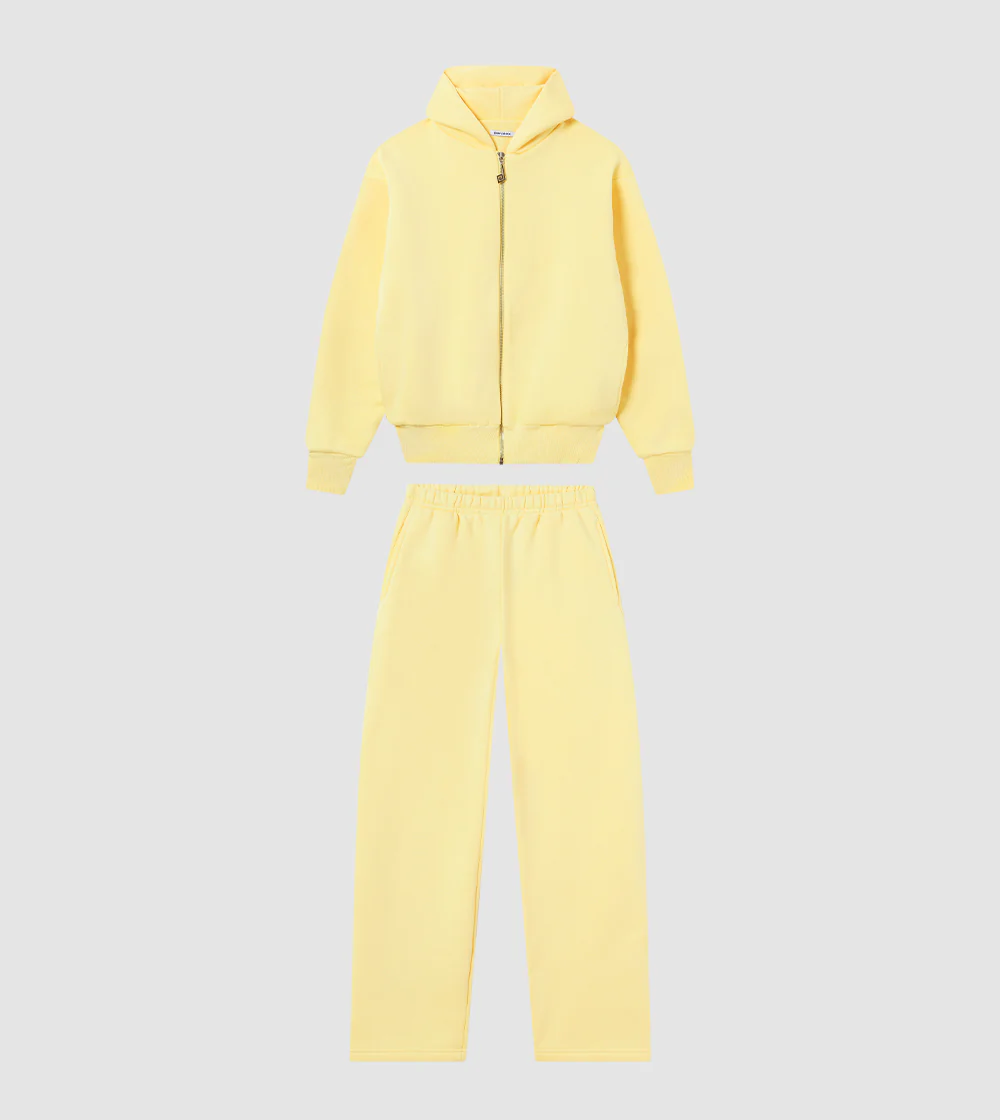 Zip Hoodie Tracksuit Butter